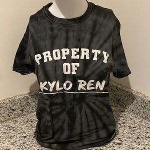 Women's Black Graphic Tee